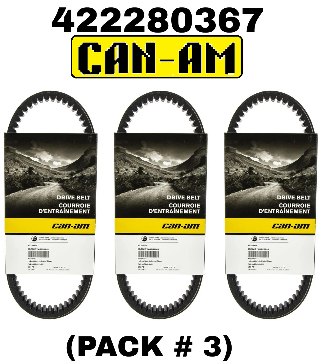 Can-Am New OEM, Maverick Renegade Commander Drive Belt  422280367 ( USA STOCK )
