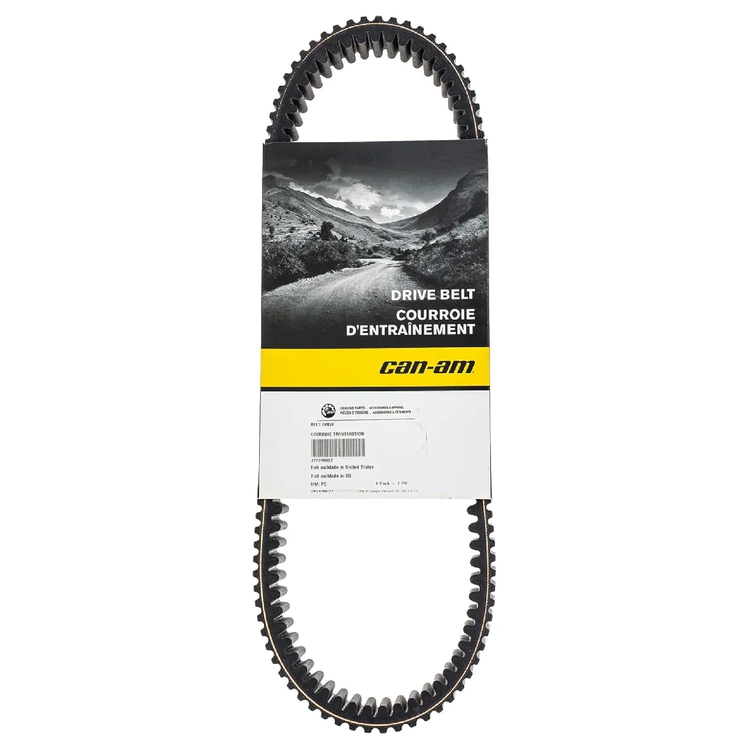 422280652 For Can-Am New OEM 100% PBO Performance Drive Belt Maverick X3,