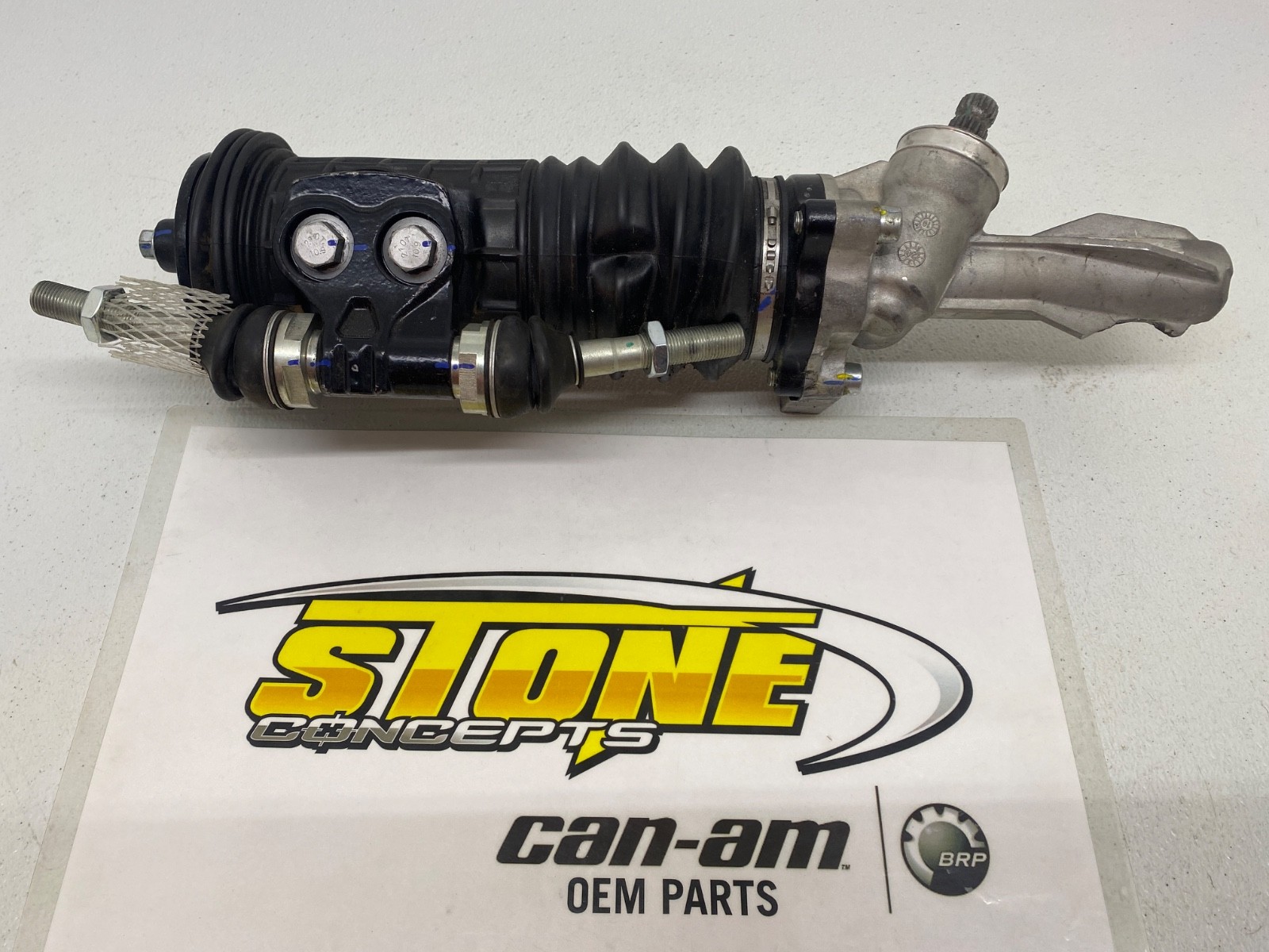 CAN AM MAVERICK R XRS RS STEERING RACK PINION OEM WITH FLAGS 709403206 2024-26
