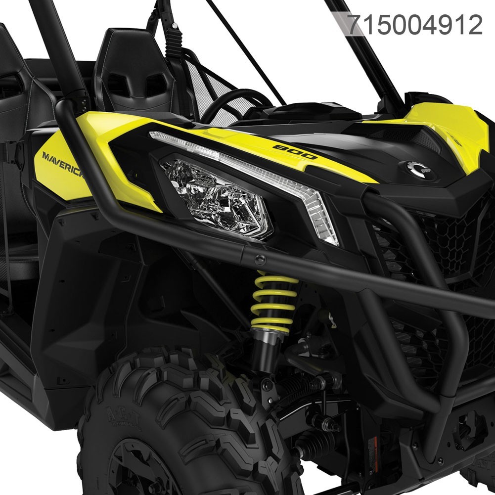 Can-Am Front Trail Bumper Add On Front Corner Protectors  Black