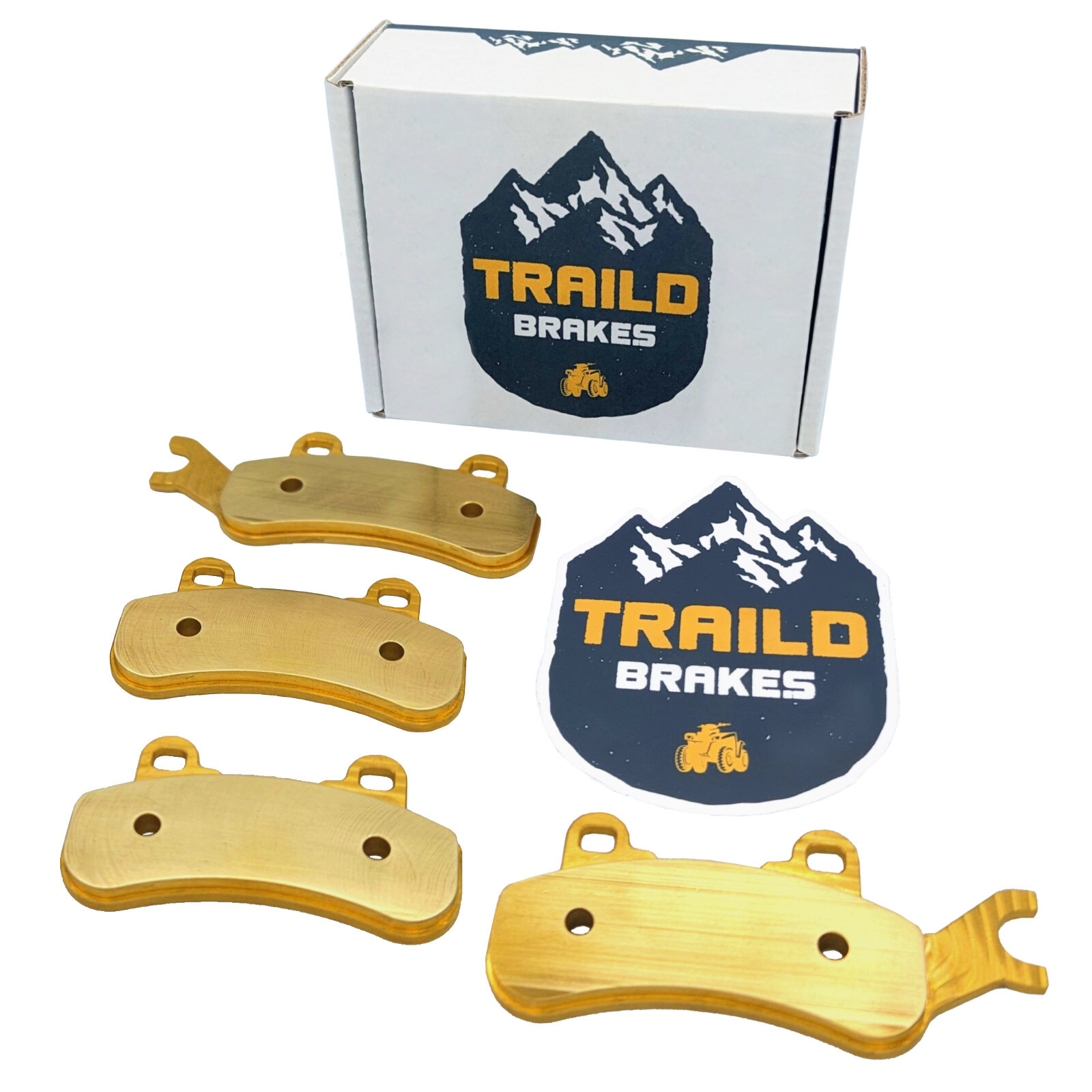Can-Am Maverick X3/MAX/Sport/Trail 2017-2024 Brass Brake Pad Axle Set