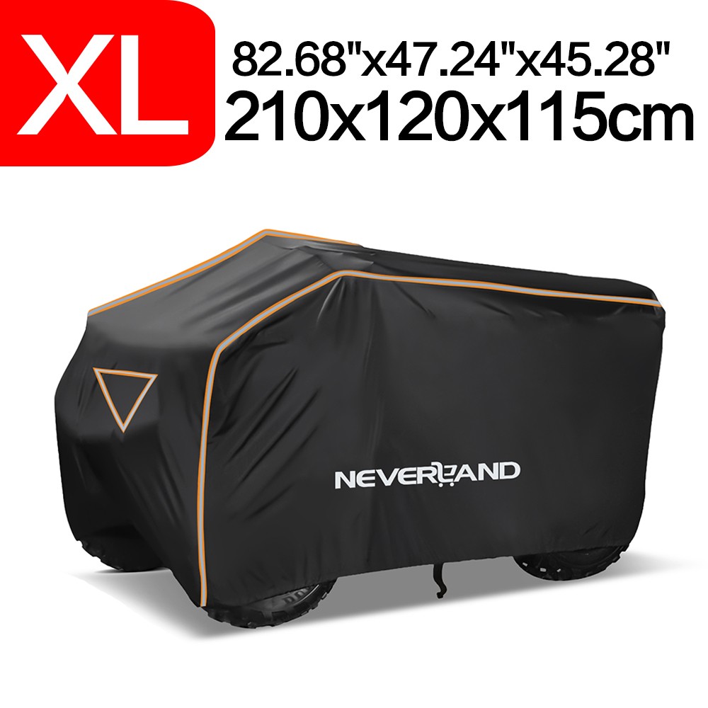 XL ATV Cover Heavy Duty Waterproof Outdoor Sun Protection for Polaris Quad Honda