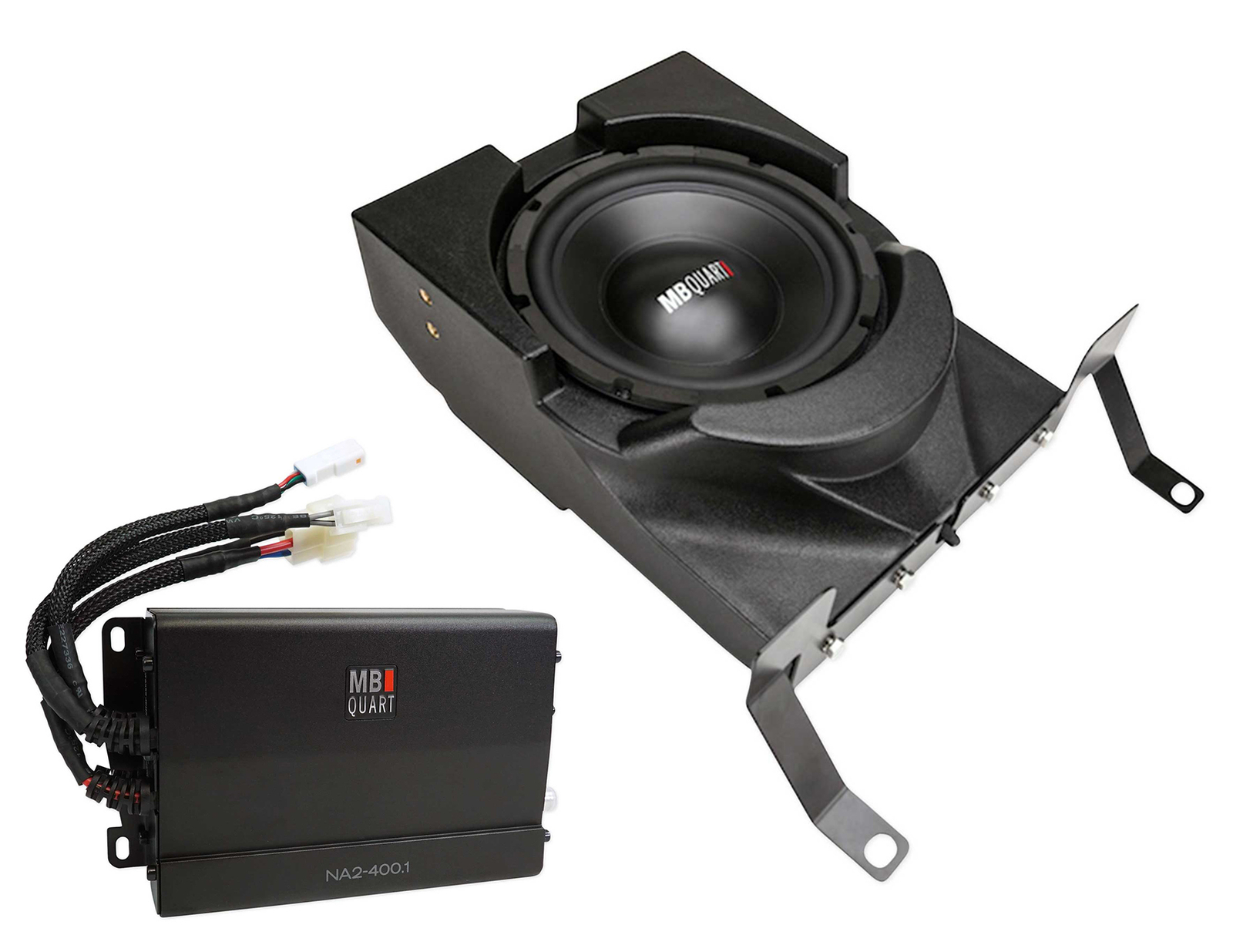 MB QUART 10″ Under-Seat Subwoofer+Amp For Select 2017-2020 Can-Am Maverick X3
