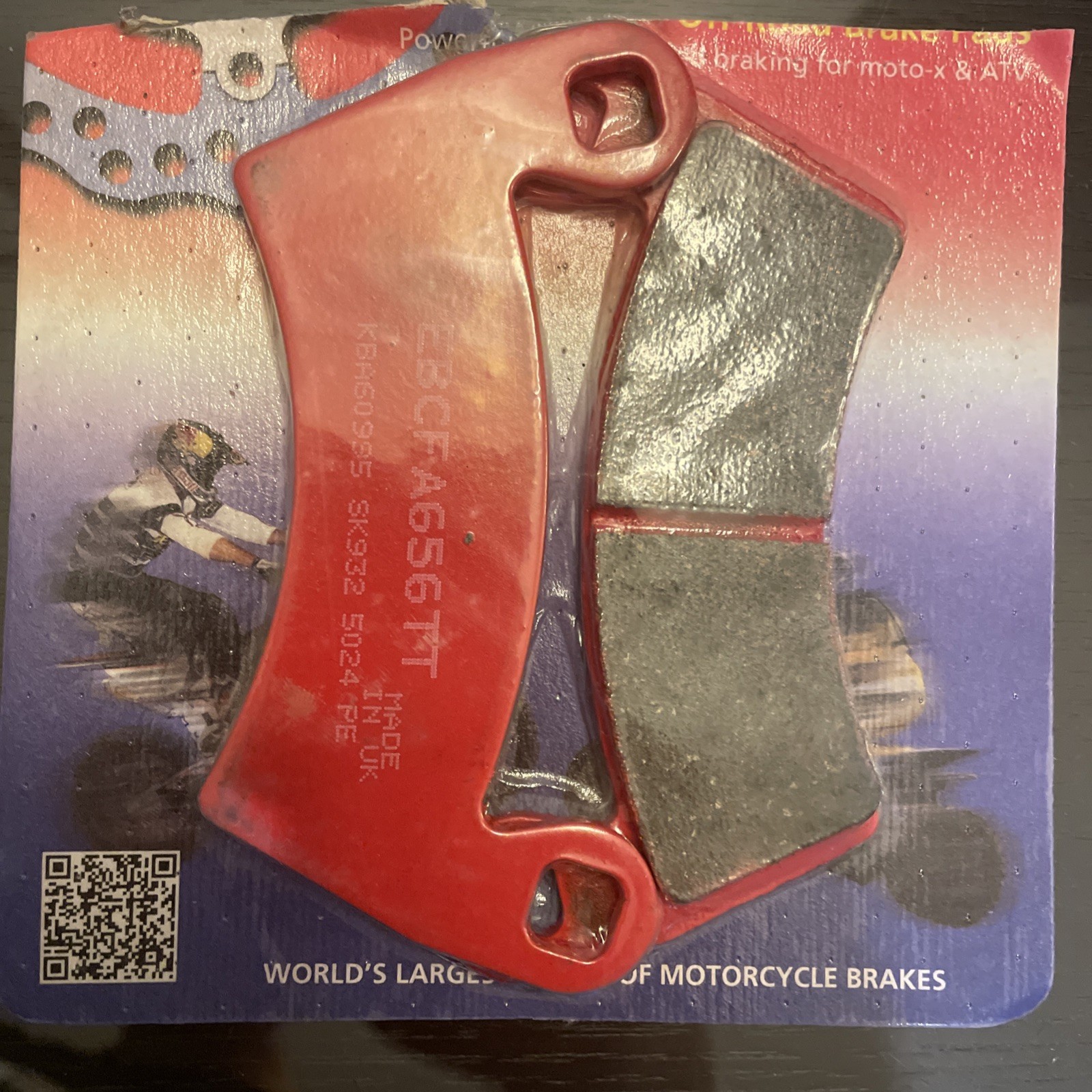 Polaris Quad Farm Bike Ranger RZR Military Sportsman Front Brake Pads FA656TT
