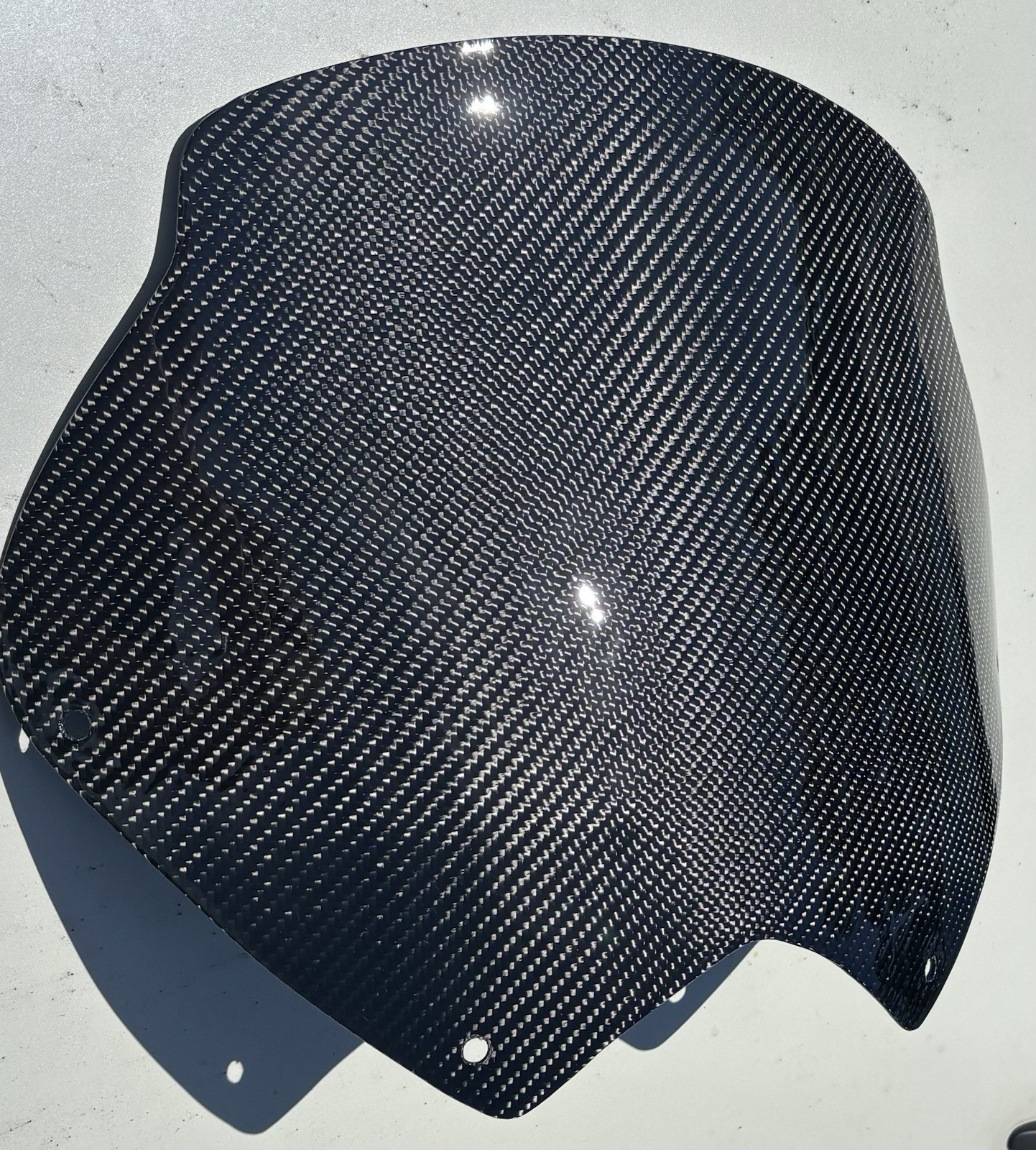 New 3K Twill Weave Carbon Fiber Can Am Spyder Windshield Windscreen Fairing