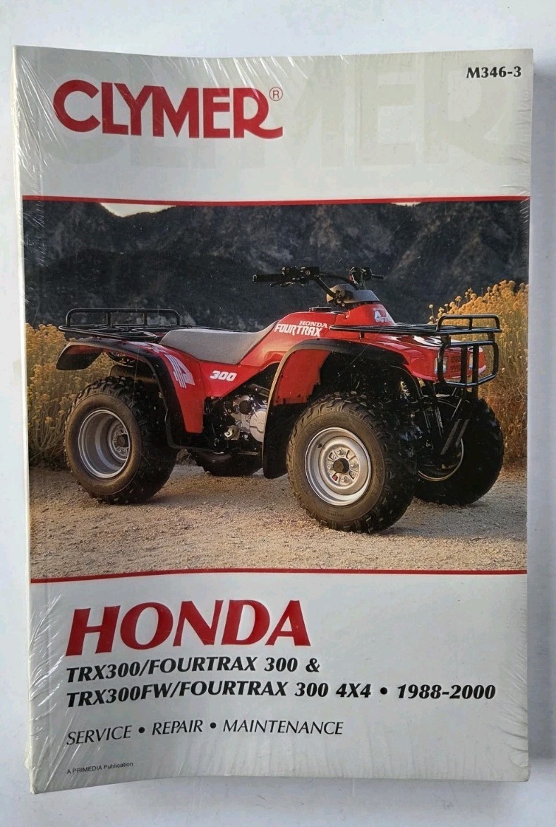 NEW OEM CLYMER HONDA TRX300 FOREMAN QUAD ATV SERVICE REPAIR MANUAL 1998-2000