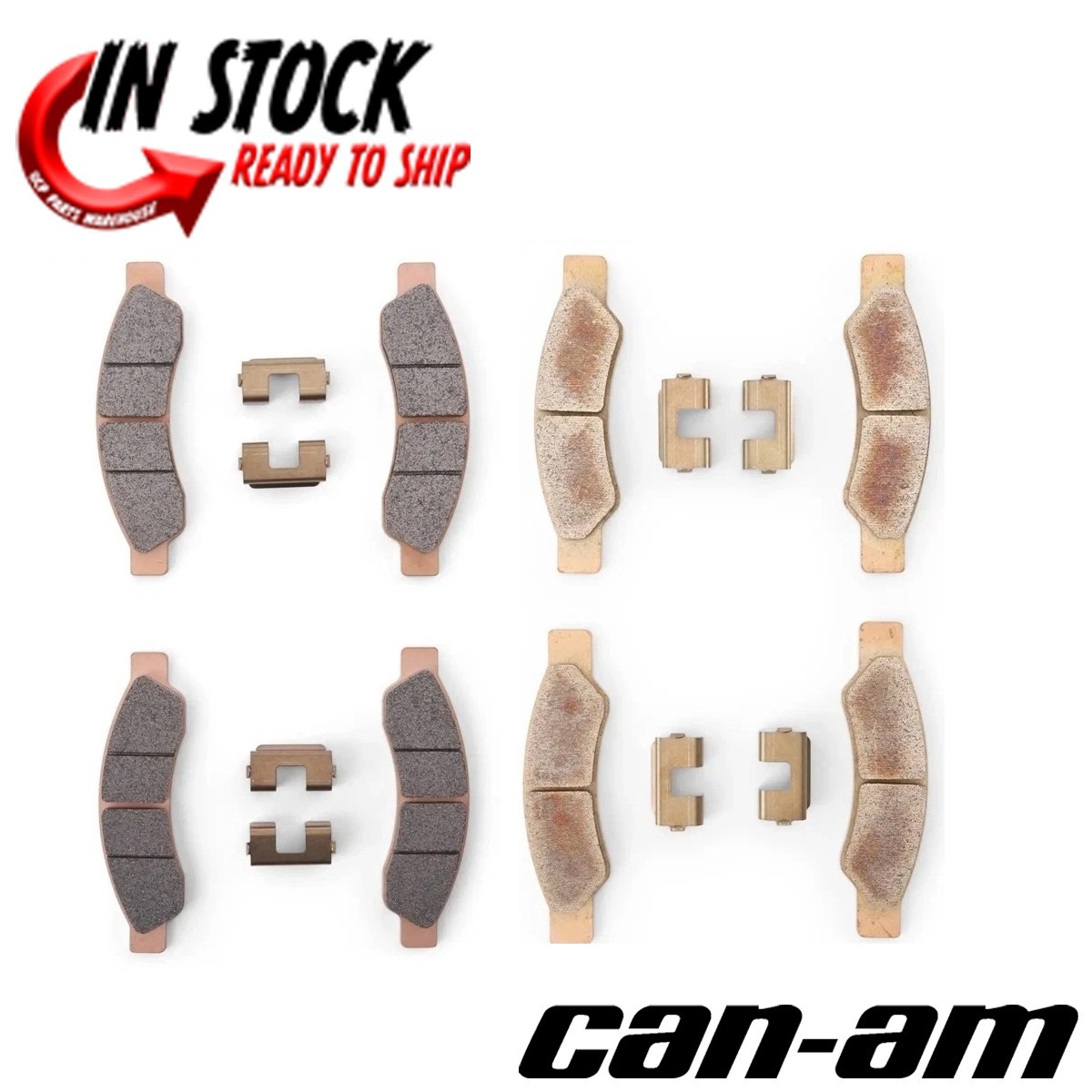 CAN AM FRONT / REAR BRAKE KIT (LEFT & RIGHT) MAVERICK R / MAX OEM GENUINE