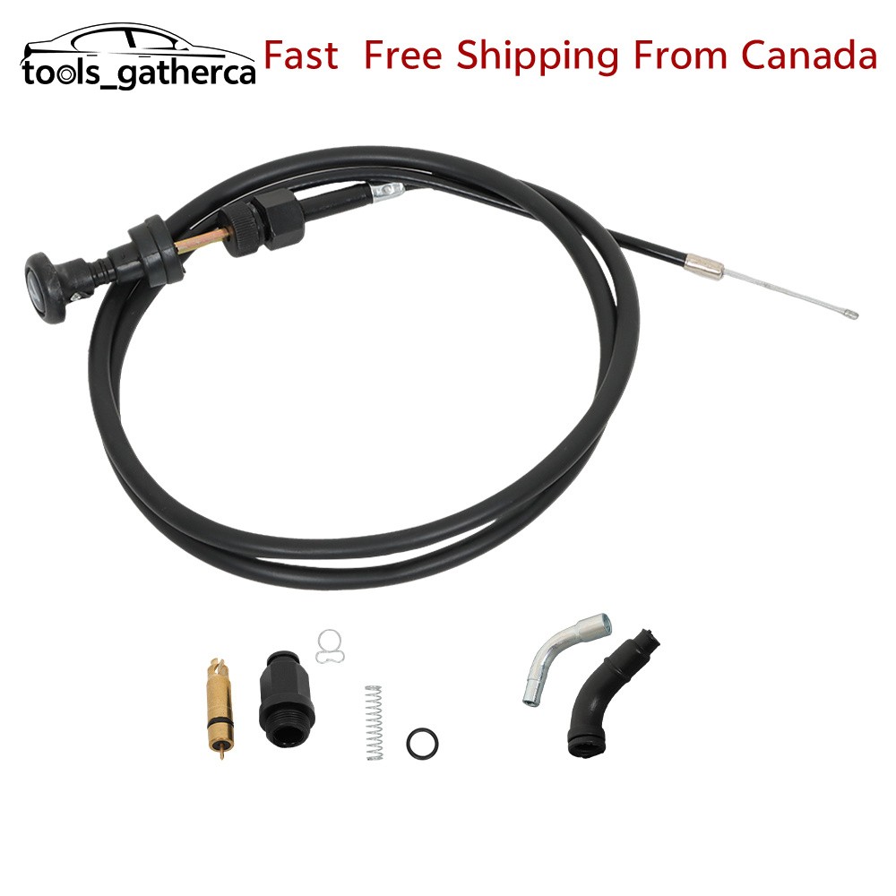 For Honda Rancher 350 TRX350 FE TM Choke Cable & Starter Valve Plunger Kit