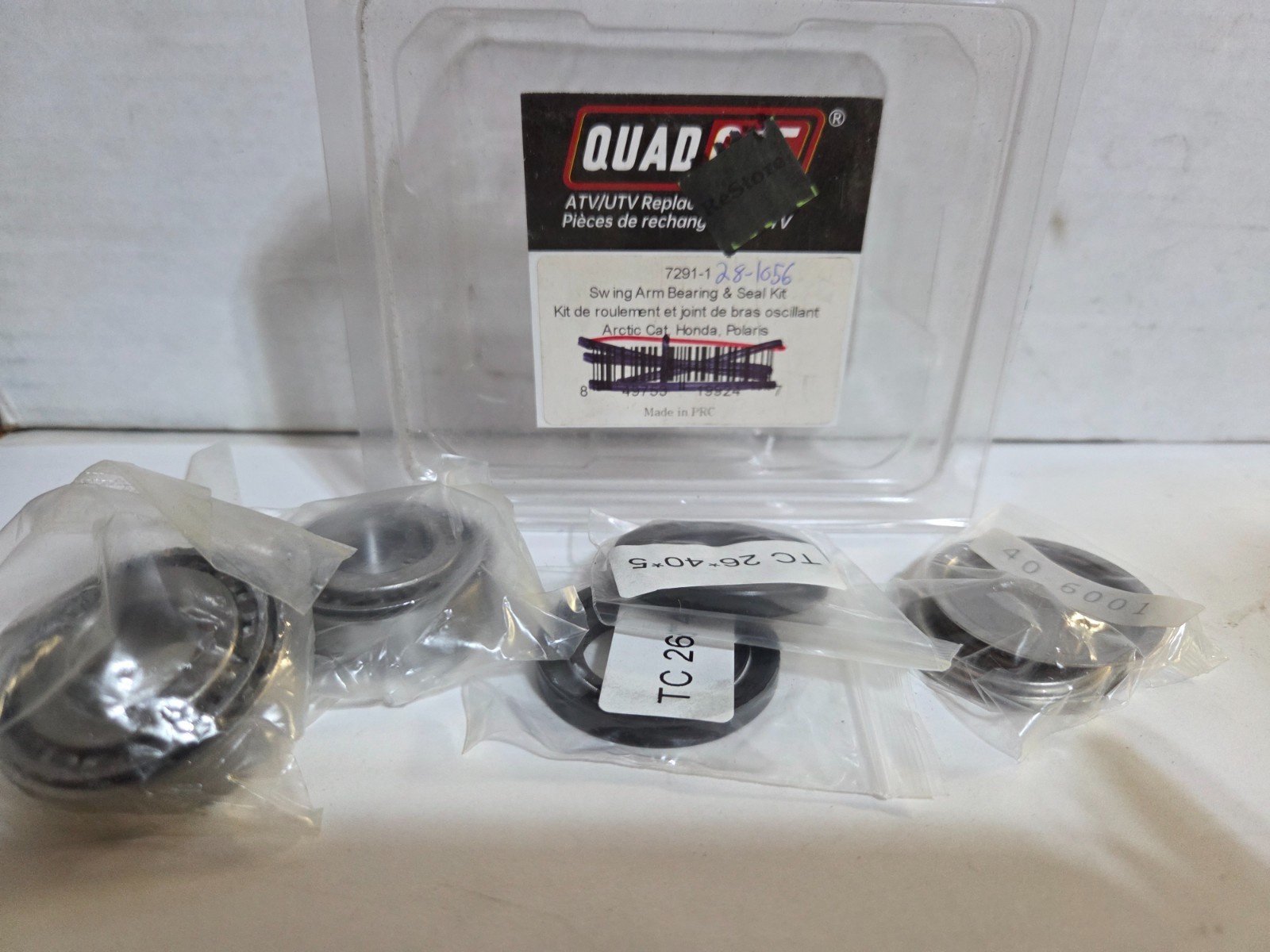 Swing Arm Bearing Kit For Arctic Cat, Honda, Polaris  Quad One 7291-1