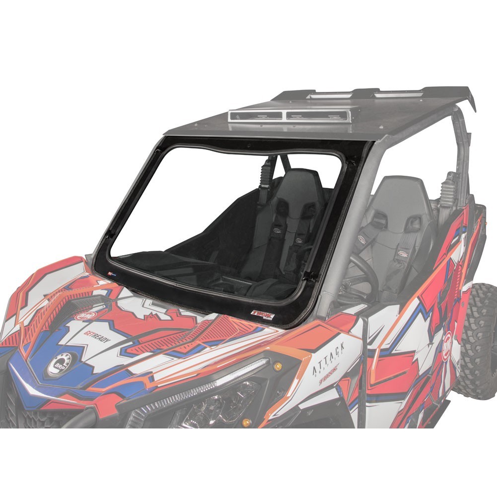 Tusk UTV Full Glass Windshield with 12″ Wiper For Can-Am Maverick