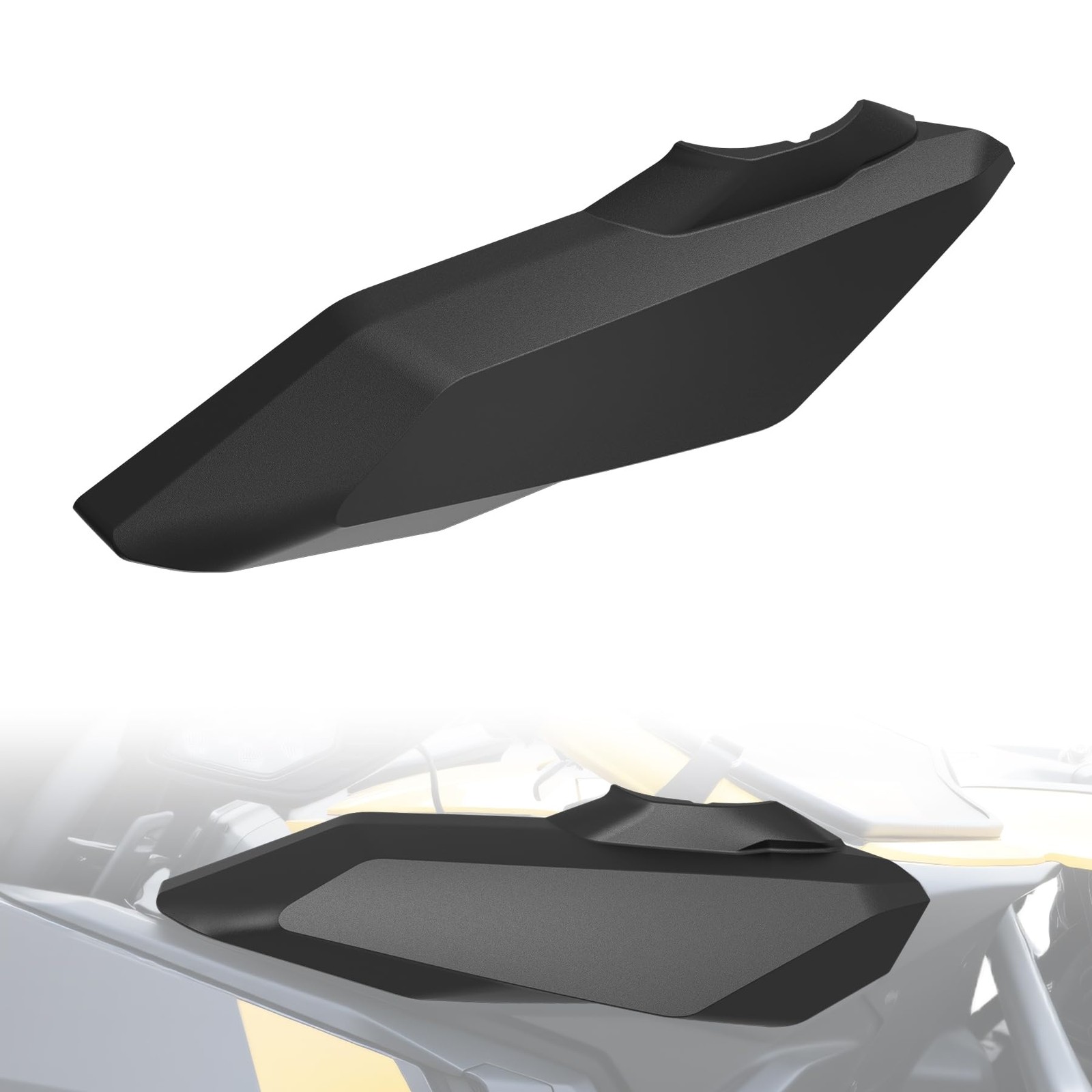 RH Lateral Gas Cap Cover for Can-Am Maverick R, Front Cage Panel Side Gas Right