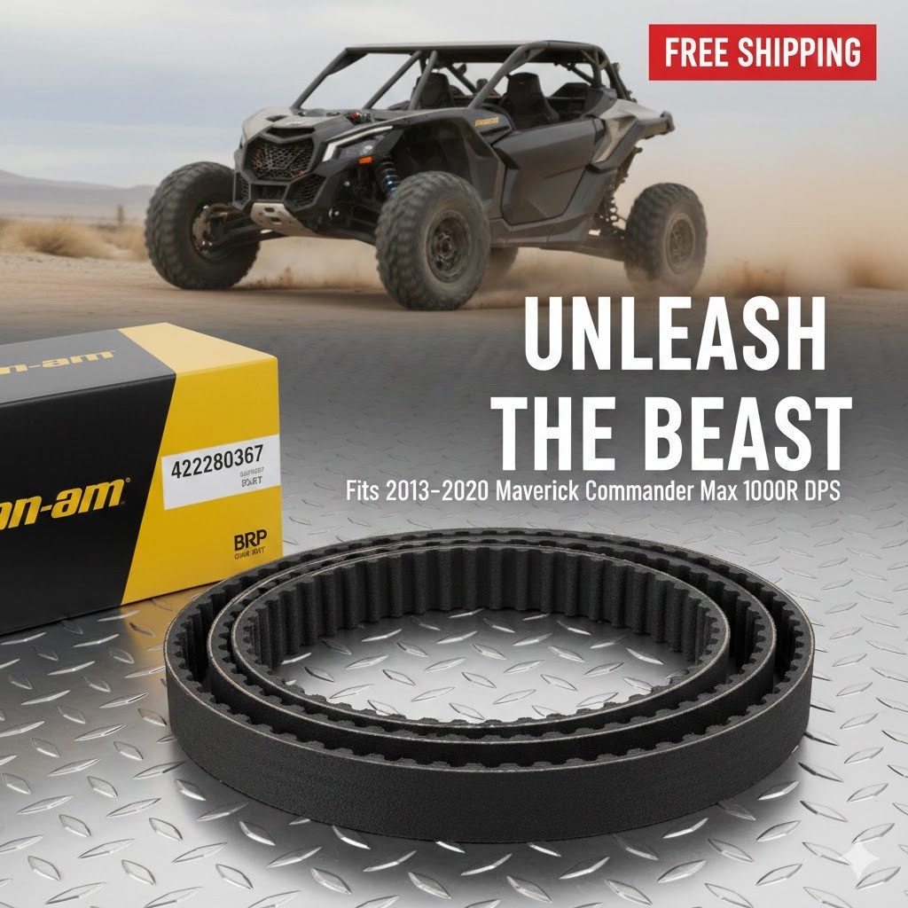 422280367 Can-Am Drive Clutch Belt for Maverick/Commander/Max 1000R (2013-2020)