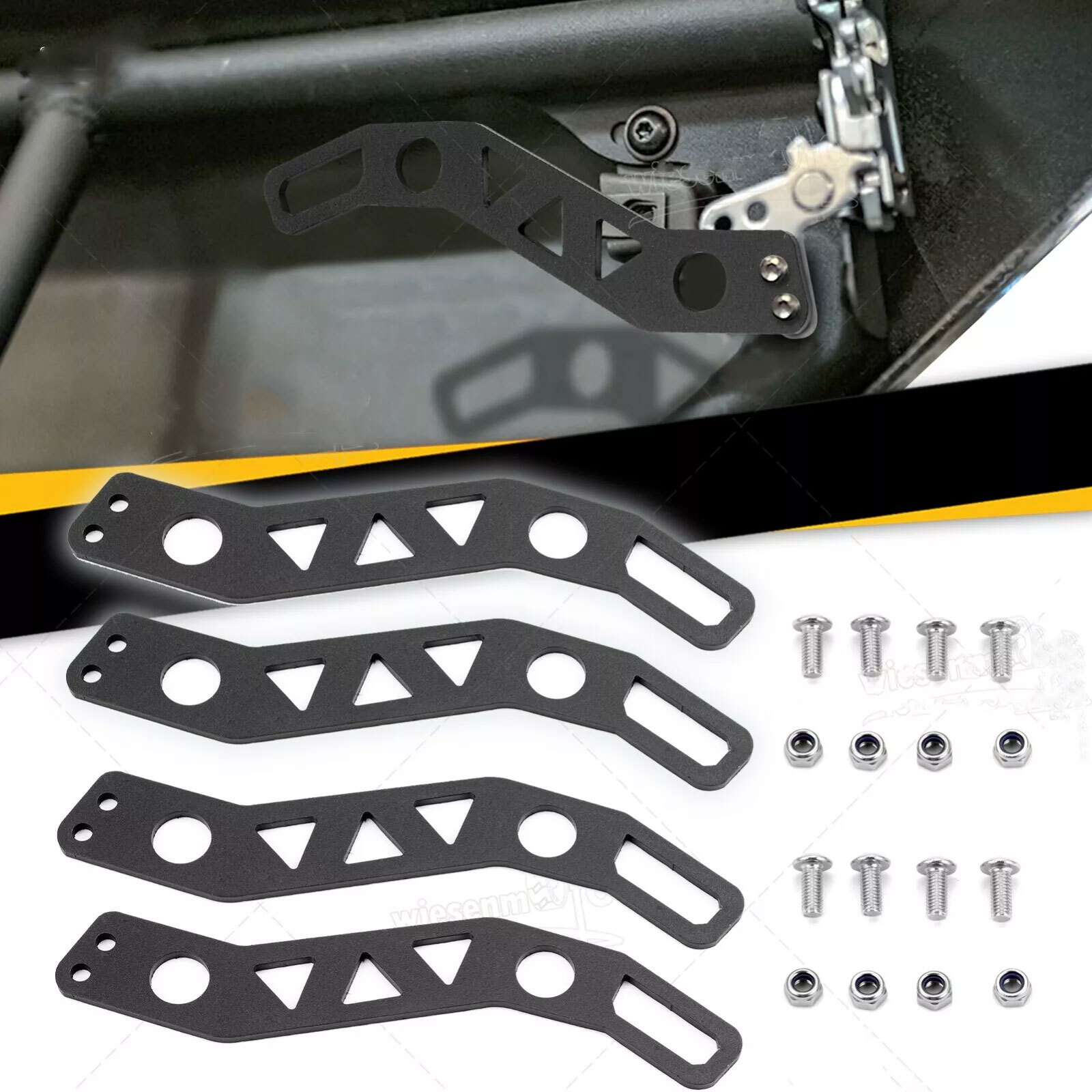 4pcs Steel Door Latches Handles Fit Can-Am Maverick X3 X DS RS Turbo R Max 4Door