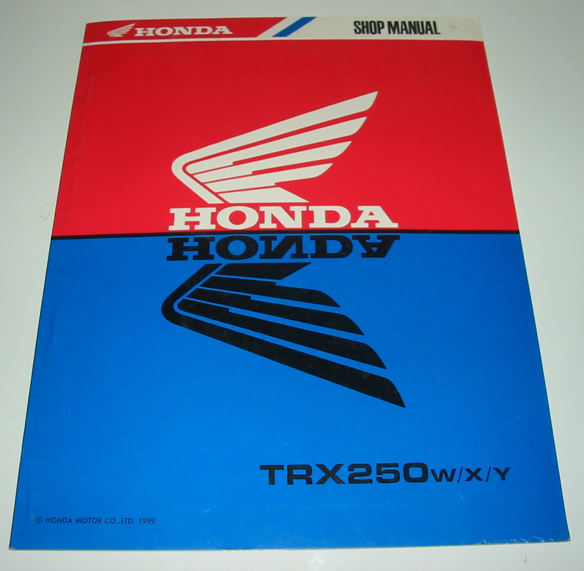 Werkstatthandbuch Honda Quad TRX 250 W / X / Y Shop Manual Stand 1999