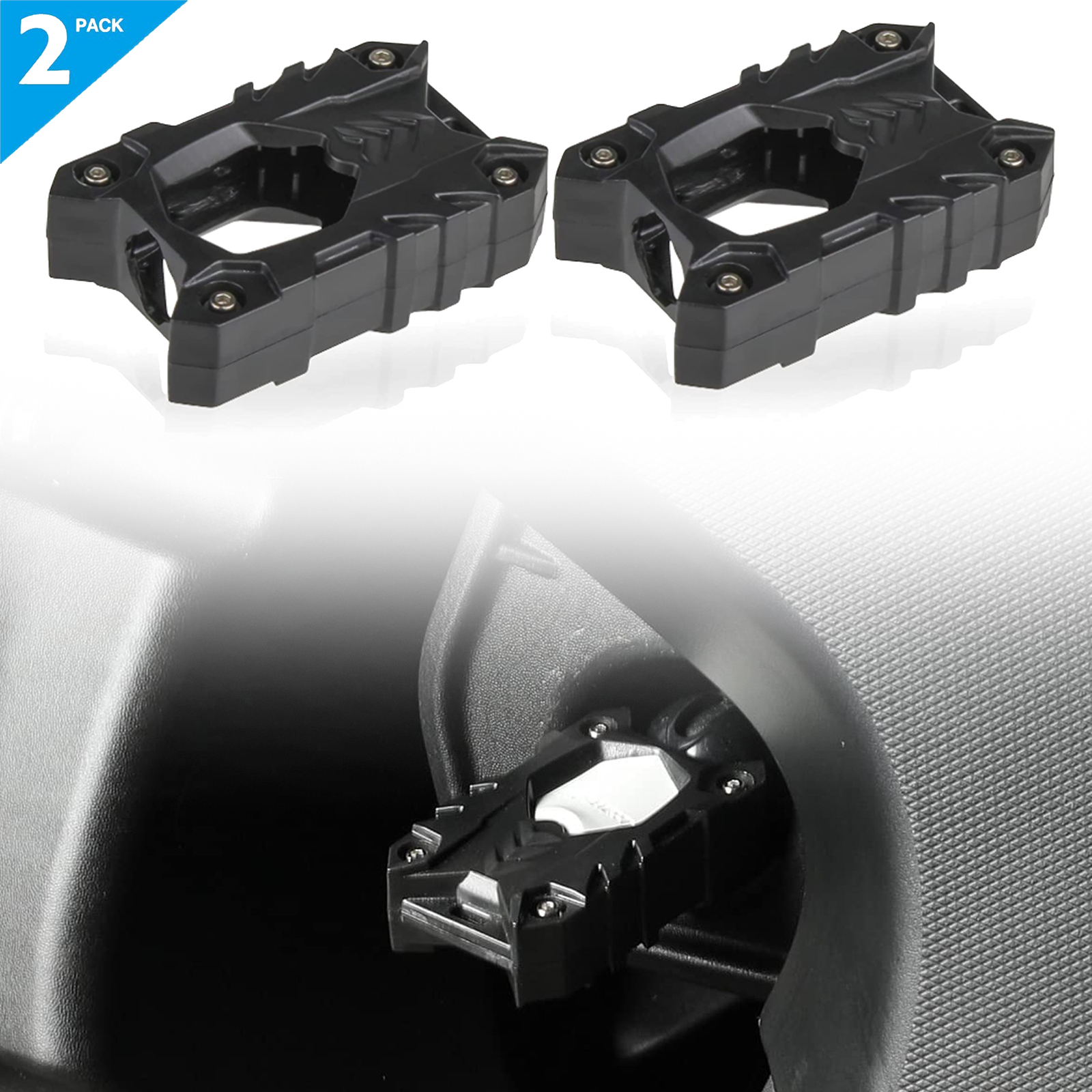 2 Sporty Key Holder Ignition Key Fob Holder Protector for Can-Am Ryker/Outlander