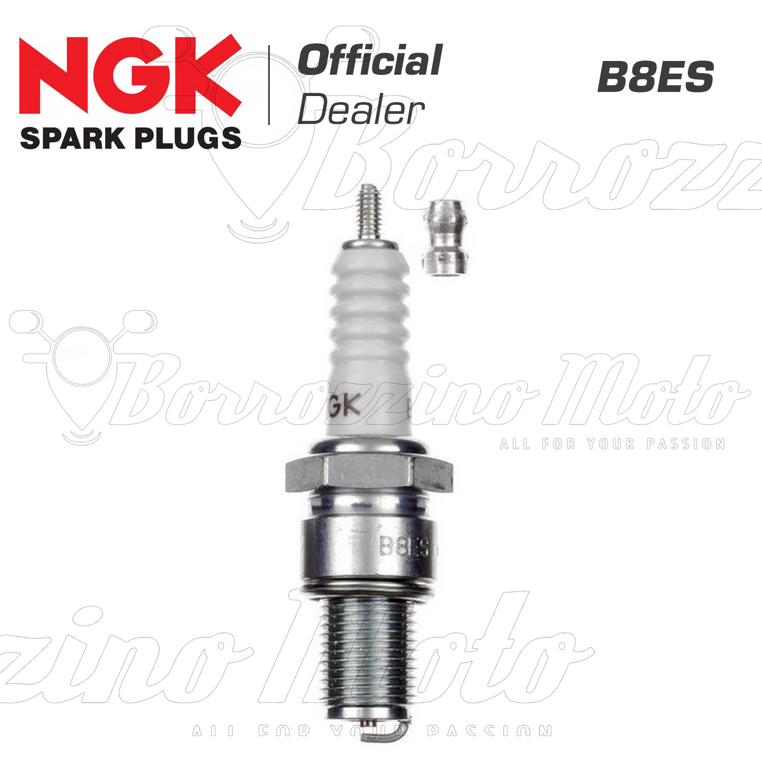 Original Long Step Candle NGK B8ES Yamaha Quad YFS – 200 1993 –