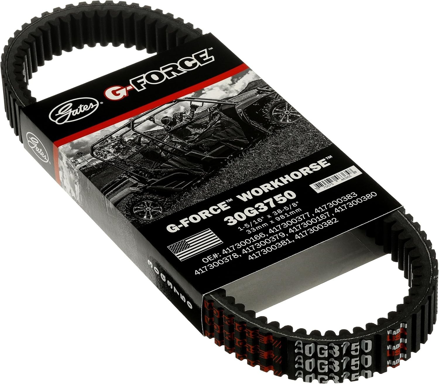 Gates G Force Drive Belt Can-Am Bombardier Commander Maverick Renegade Outlander
