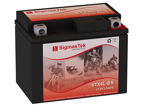 STX4L-BS SLA Battery for BRP (CAN-AM) DS90, DS90F, DS90 X, Quest 90CC 2002-2022