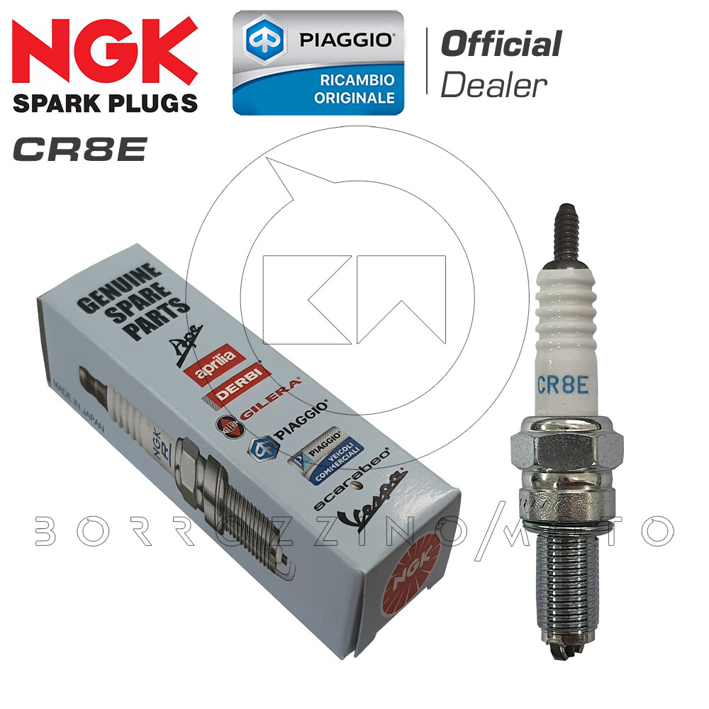 Spark Plug Genuine Piaggio-Ngk CR8E Yamaha – Quad R, X 450 2008