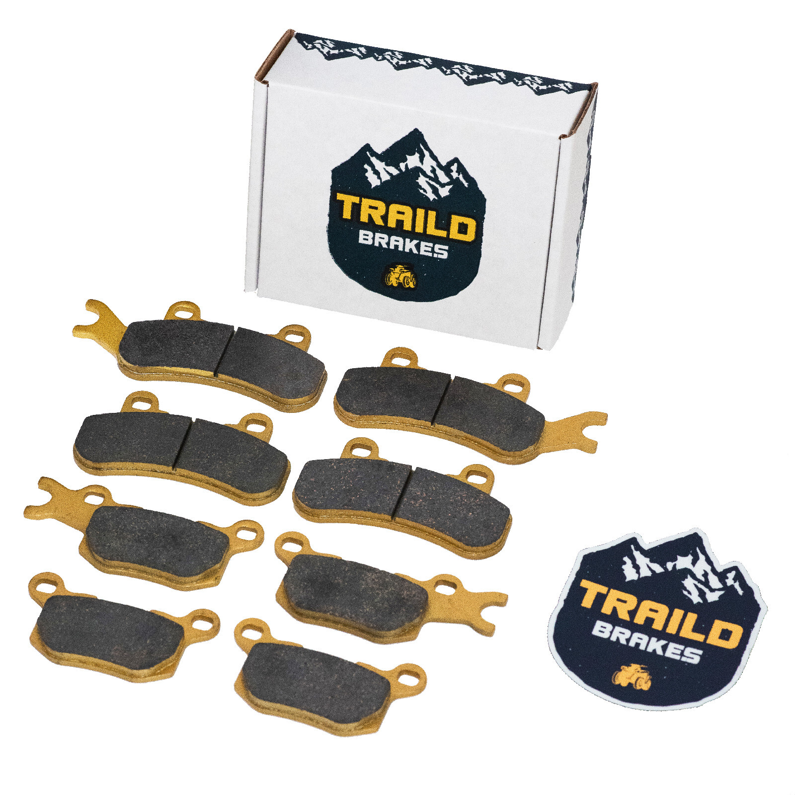 Traild Can-Am Defender 2017-2026 3 Seat/Single Row Ceramic Brake Pad Full Set