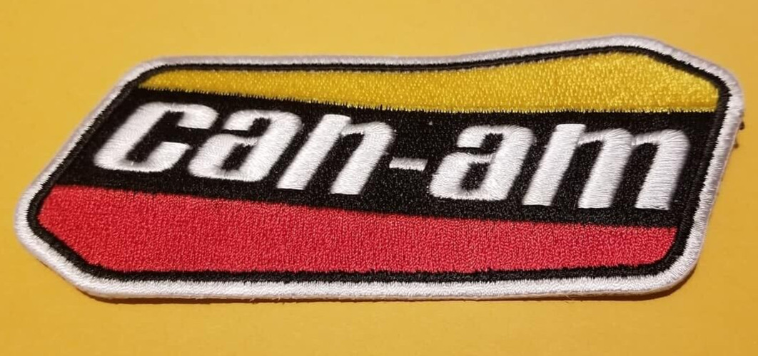 CAN-AM Embroidered Patch Worldwide Ship approx 2 x 5″