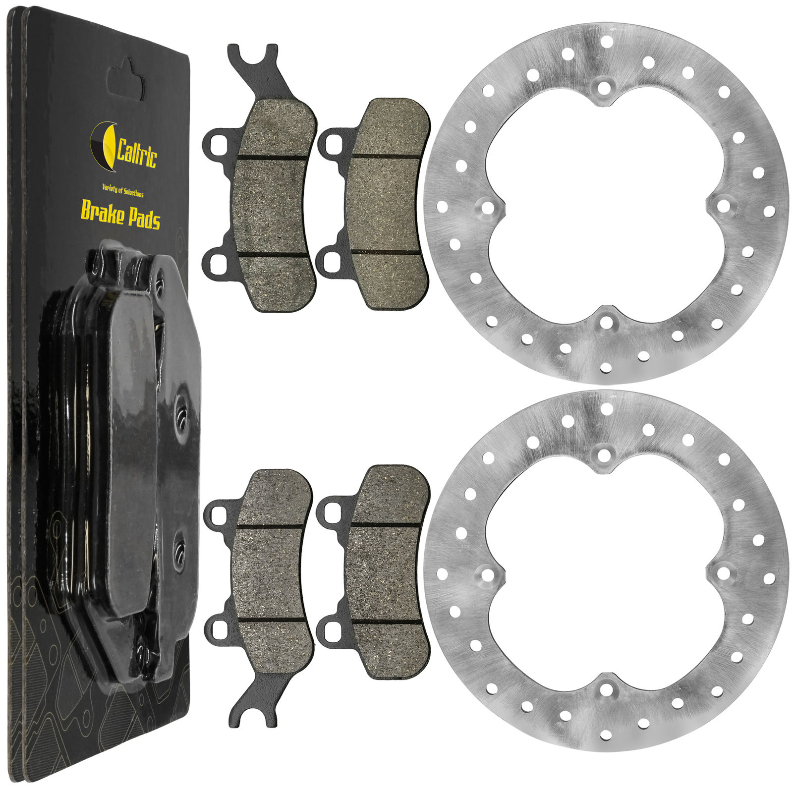 Front or Rear Brake Disc Rotor w/ Brake Pads for Can-Am Maverick Turbo RR 21-26