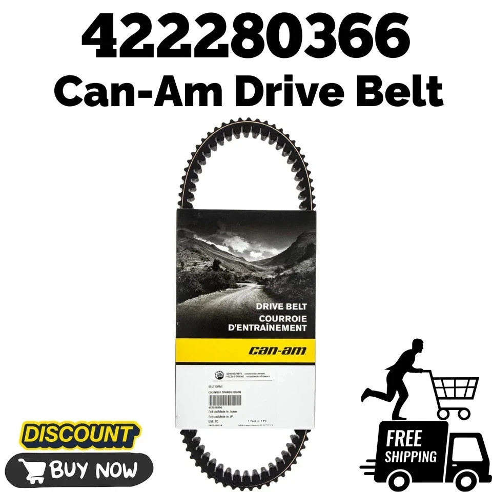 BRP 422280366 Can-Am Clutch Drive Belt Outlander Renegade Max 1000R 570 650 XMR