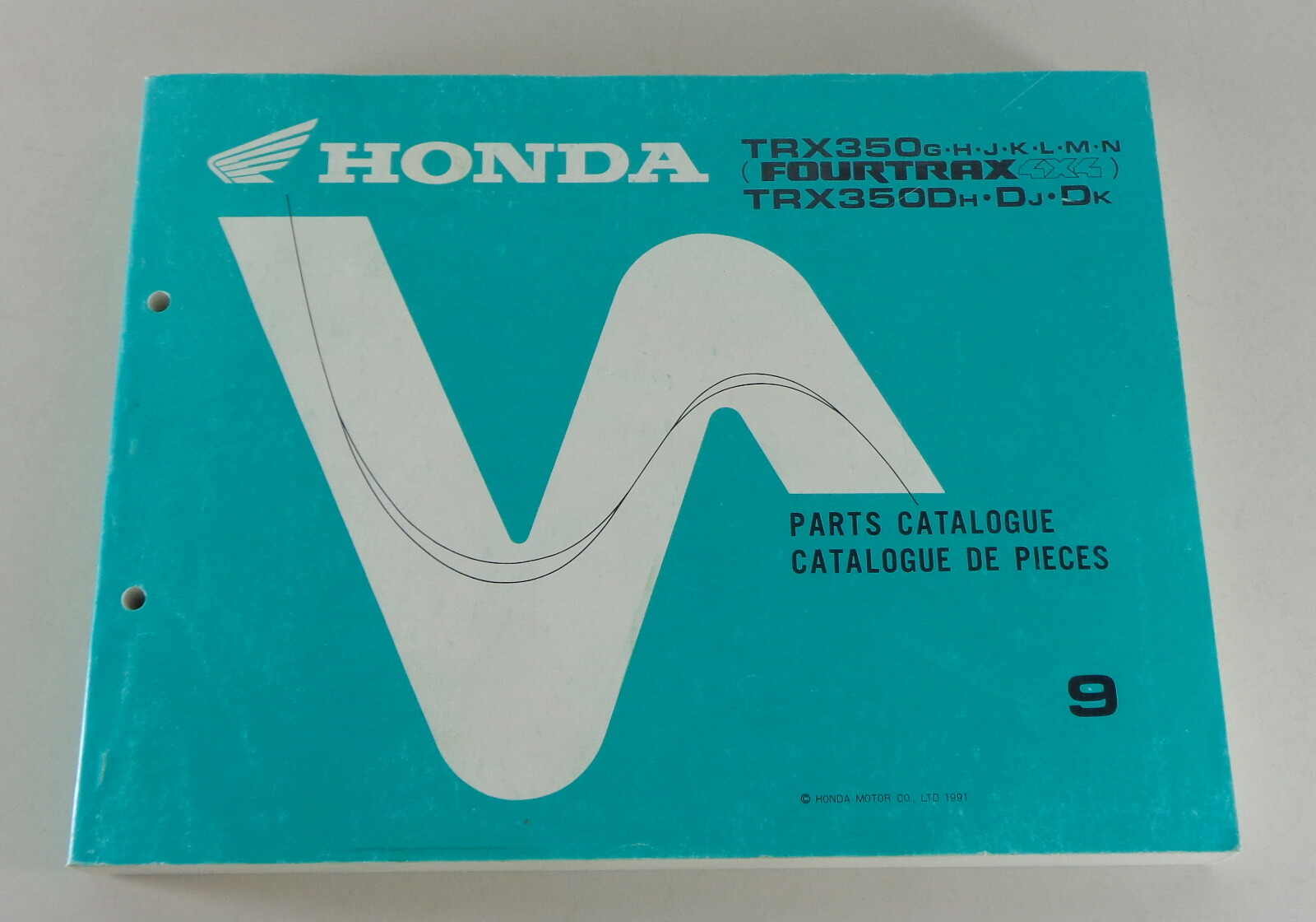 1991 Honda Quad TRX 350 / Fourtax 4×4 Parts Catalog