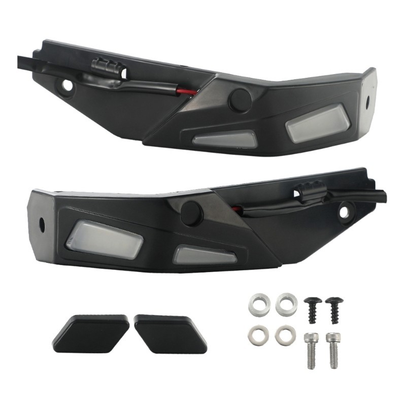 1 Pair Handguards with LED Lights for Can Am Ryker 600 900 Sport & Rally Edition