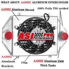 707800613 Intercooler+Shroud Fan fit 2017 2018  2019 Can-Am Maverick X3 Turbo