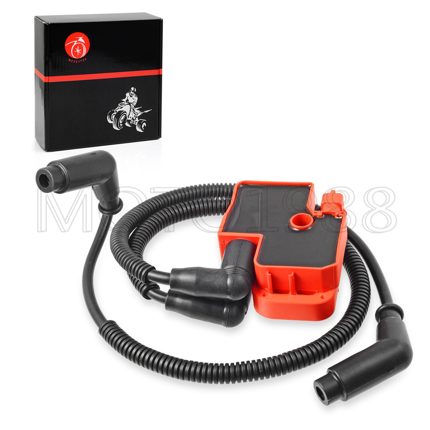 Ignition Coil & Spark Plug Wire Cap For Can Am Defender MAX HD10 2017 2018-2023