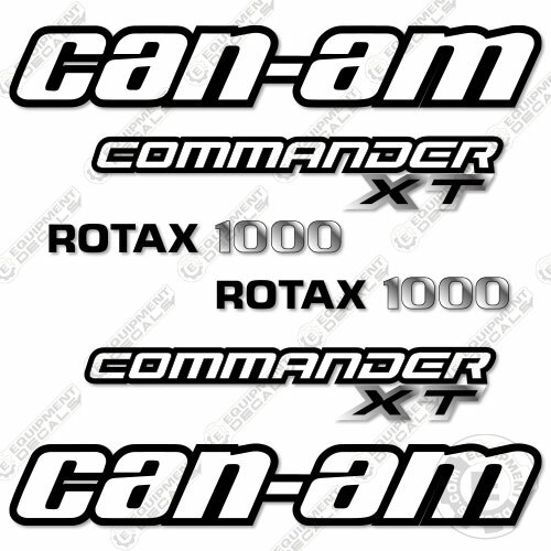 Fits Can-Am Commander XT 1000 Decal Kit Utility Vehicle – Style 2 – 3M VINYL!