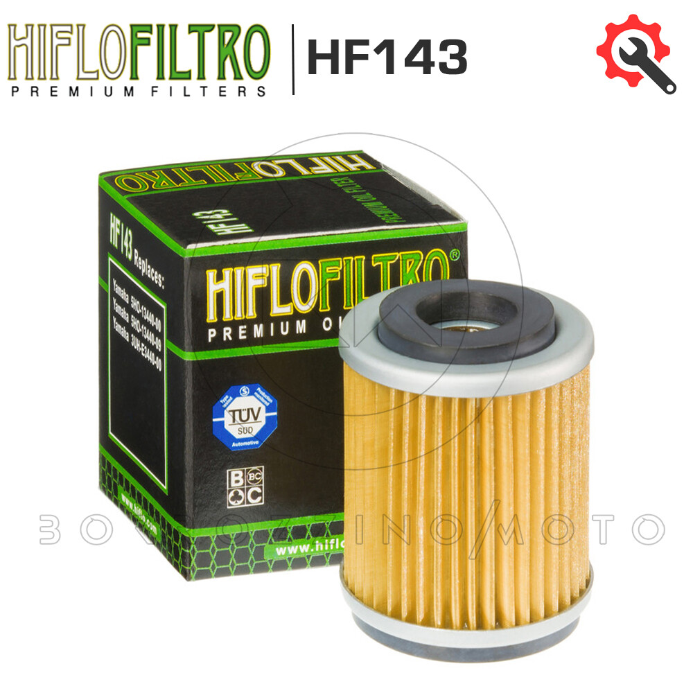 Oil Filter Type Genuine Hiflo HF143 Yamaha Quad YFM Big Bear 250 2007 2009