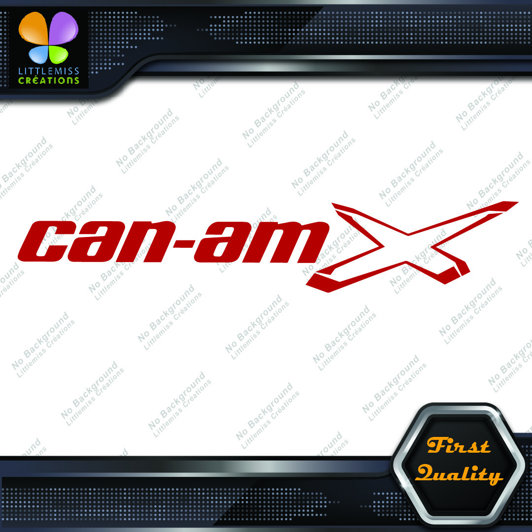 Fits CAN-AM X Team Bombardier Can Am BRP Quad Bike Vinyl Decals Stickers
